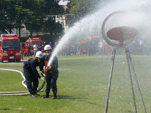 写真：消防団の活動1