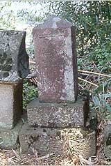 写真：加沢平次左衛門の墓