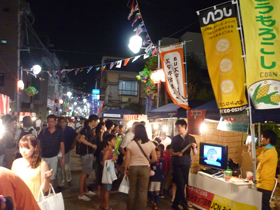 写真：四の橋商店会夏祭りの様子