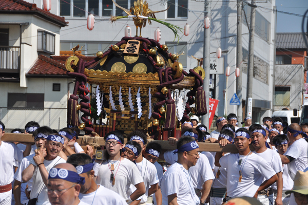 写真：須賀神社みこし渡御