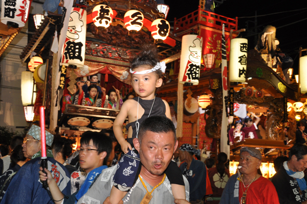 写真：須賀神社・榛名神社みこしと祭りばやし共演6