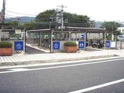 写真：沼田駅前駐輪場