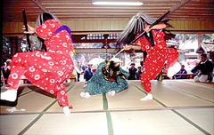 写真：大国神社の獅子舞