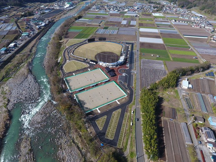 利南運動公園航空写真