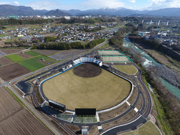 利南運動公園航空写真