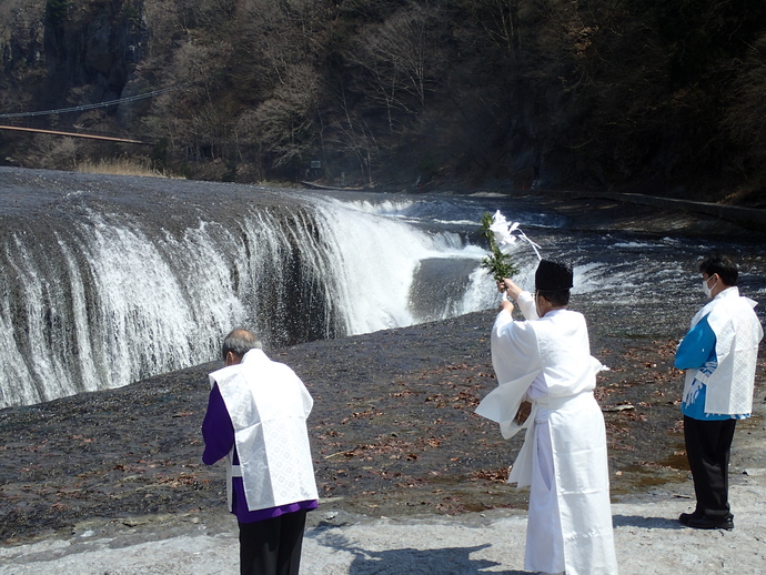 吹割の滝開き並びに安全祈願祭（2）