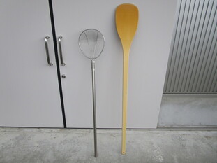 スパテラ、調理用すくいカゴ