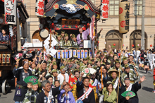 写真：祭り囃子審査会