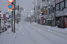 写真：市街地（雪）