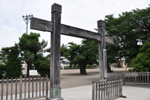 写真：沼田城大手門（正門）跡