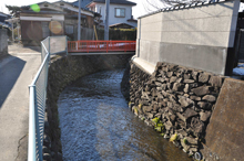 写真：天桂寺横の石垣