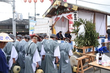 写真：榛名神社みこし還御祭