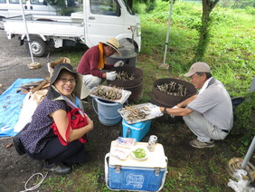 岩名の塩焼き