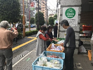 販売の様子