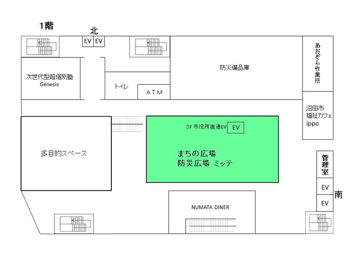 防災広場位置図