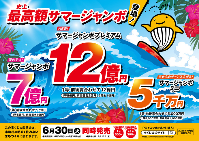 令和8年度サマージャンボの広告