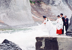 写真：吹割の滝開き並びに安全祈願祭