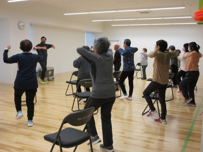 リズム貯筋教室の様子