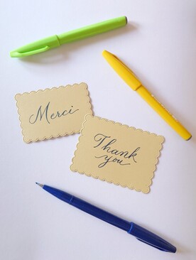 モダンカリグラフィー作品