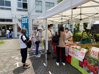 出店テントの様子