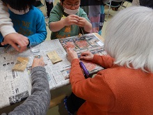 デイサービスとの木育交流