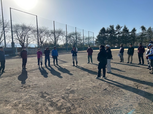 球場整備の様子