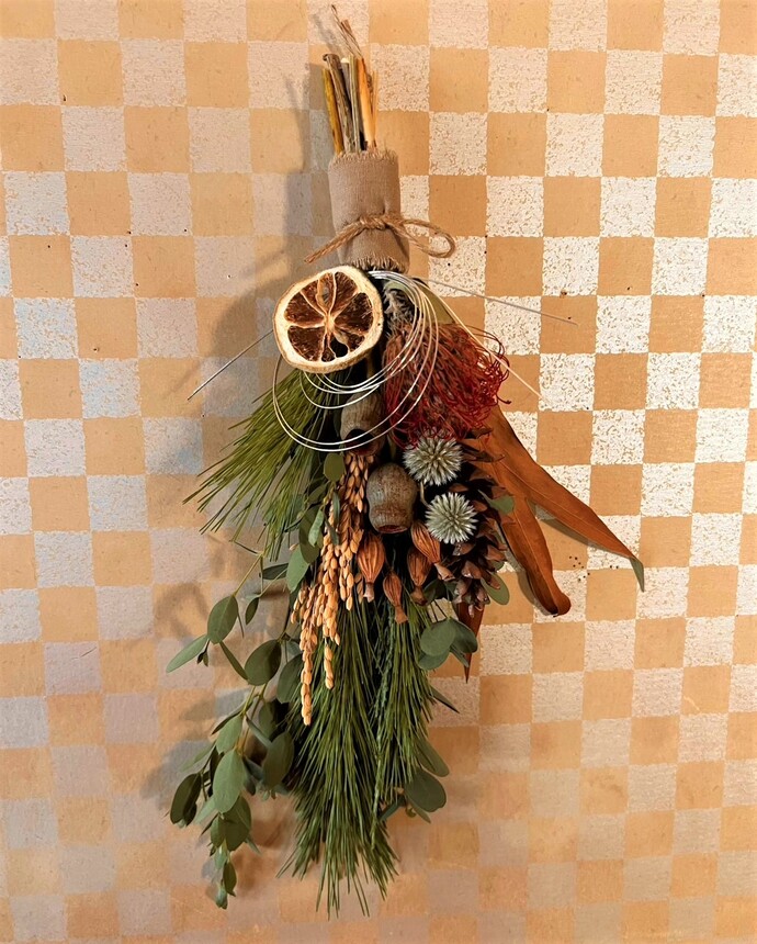 お正月スワッグ