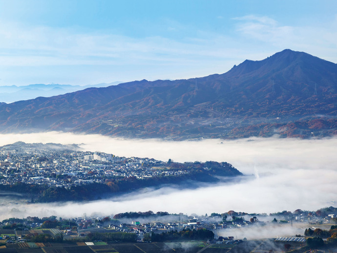 Panoramic view of Numata city
