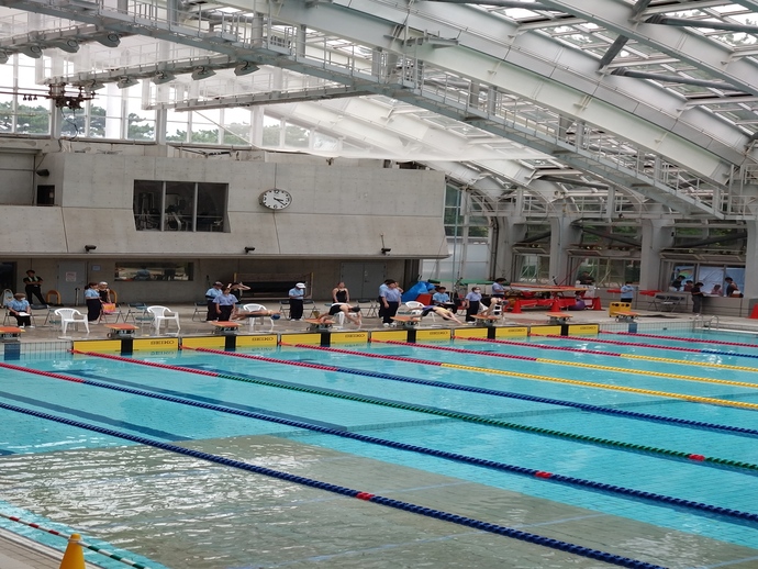 都市対抗水泳競技大会写真