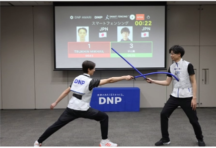 スマートフェンシング対戦イメージ
